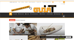 Desktop Screenshot of guiat-magazine.es